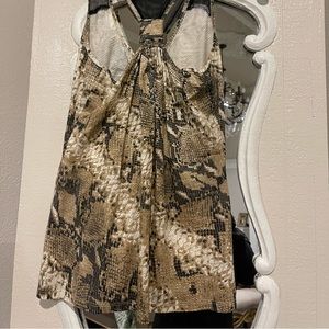 Sexy clear sequin tank